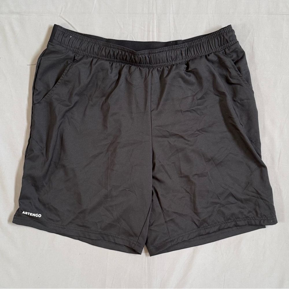 Men’s Artengo Black Athletic Shorts Size XXL‎